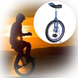 GAOYUY vélo GAOYUY Monocycle Unisexe, Monocycle Freestyle 16 / 18 / 20 / 24 Pouces Pédales en Plastique Arrondies Selle Ergonomique Profilée for Débutant (Color : Blue, Size : 20 inches)