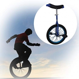 GAOYUY vélo GAOYUY Monocycle Unisexe, Monocycle Freestyle 16 / 18 / 20 / 24 Pouces Selle Ergonomique Profilée Confortable Et Durable for Adultes Enfants (Color : Blue, Size : 18 inches)