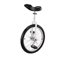 GLX Monocycles GLX Monocycles pour Adultes Débutants 20 Pouces Roues en Alliage avec Monocycle Rim, Blanc