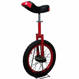 HXFENA vélo HXFENA Monocycle, Enfants DéButants Acrobatie VéLo Remise en Forme éQuilibre Cyclisme Exercice SièGe RéGlable en Hauteur Pneu AntidéRapant avec Support / 16 inches / A