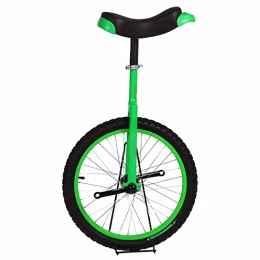 HXFENA Monocycles HXFENA Monocycle RéGlable, Enfants Adultes DéButants en Plein Air éQuilibre Cyclisme Exercice Acrobatique Roue de Remise en Forme Pneu de Montagne AntidéRapant / 16 Inches / Green