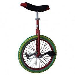 JHSHENGSHI Monocycles JHSHENGSHI Monocycle 16 / 18 / 20 Pouces, vélo d'équilibre à Une Roue, adapté aux Enfants et aux Adultes, Hauteur réglable, monocycle d'anniversaire (Taille: 18 Pouces)