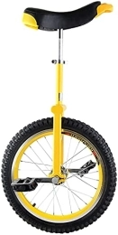 JINCAN vélo JINCAN Universal monocycle pour débutants, 16 / 18 / 20 / 24 pouces Balance Vélo monocycle à roues avec pneus antidérapants et selle de libération réglable (Taille : 16inch)