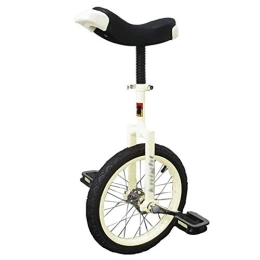 Lhh vélo Lhh Monocycle Monocycle D'équilibre pour Adulte Unisexe / Grands Enfants / Maman / Papa / Personnes de Grande Taille, Monocycle Formateur Hauteur 1, 6 M - 2 M, Charge de 150 Kg, Blanc