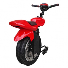 LPsweet Monocycles LPsweet Électrique Monocycle, 18" Skidproof Butyl Pneus Mountain Équilibre Cyclisme Exercice Argent Enfants Adultes Monocycle Sports De Plein Air Voiture Fitness Exercice, Rouge