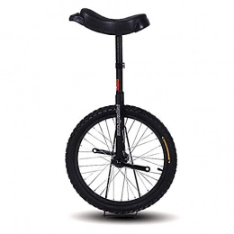 LXX Monocycles LXX Tres Grand Monocycle pour Adultes De 24 Pouces pour Les Personnes De Grande Taille De 160 A 190 Cm (63"-77"), Noir, Cadre en Acier Robuste Et Jante en Alliage