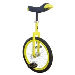 Générique vélo Monocycle 16 Pouces Enfants / Garçons / Filles Monocycles Débutant，Vélo À Une Roue pour Sports De Plein Air Fitness Exercice Santé, Meilleur Anniversaire (Color : Yellow, Size : 16Inch Wheel)