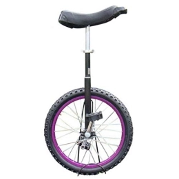 Générique vélo Monocycle 18 Pouces Monocycles pour Enfants Hommes Femme Ados Garçon Rider ， Uni Cycle, Vélo À Une Roue pour La Maison Et Le Gymnase Fitness, Meilleur Cadeau d'anniversaire (Color : Purple)