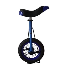 LRBBH Monocycles Monocycle, Acrobatie VéLo éQuilibre Cyclisme Exercice Hauteur RéGlable Selle Ergonomique ProfiléE AdaptéE Aux Enfants 100-130 CM / 12 inches / bleu