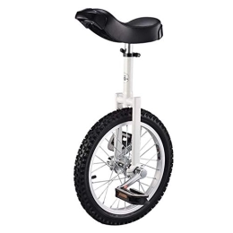 Générique vélo Monocycle Balance Monocycle pour Enfants / Garçons / Filles Débutant, Uni Cycle avec Pince À Dégagement Rapide De Conception Ergonomique - Blanc (Size : 18Inch)