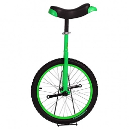 LRBBH vélo Monocycle, Enfants Adultes DéButants RéGlable AntidéRapant éQuilibre Cyclisme Exercice Acrobatique Fitness Roue Hauteur AppropriéE 140 à 150 CM / 18 inches / Vert