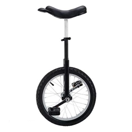 LRBBH vélo Monocycle, EntraîNement de Roue VéLo AntidéRapant RéGlable Equilibre Des Pneus, Utilisation Pour les Enfants DéButants Exercice Pour Adultes VéLo Amusant / 16 8 / Noir
