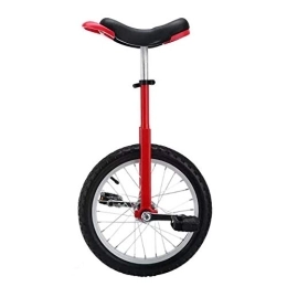 LRBBH Monocycles Monocycle, EntraîNement de Roue VéLo AntidéRapant RéGlable Equilibre Des Pneus, Utilisation Pour les Enfants DéButants Exercice Pour Adultes VéLo Amusant / 16 8 / rouge