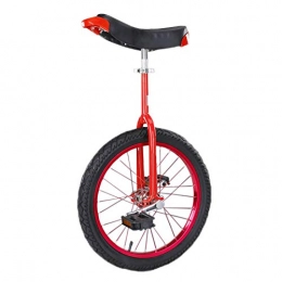 LRBBH vélo Monocycle, Exercice de Cyclisme D'éQuilibre de Pneu AntidéRapant RéGlable D'EntraîNement de Roue, Utilisation Pour les Enfants DéButants / 24 pouces / rouge