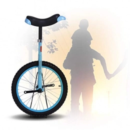 GAOYUY Monocycles Monocycle Formateur, Pédales En Plastique Arrondies Selle Ergonomique Profilée Monocycle De Roue De 16 Pouces Convient Pour 120-140 Cm Sports De Cyclisme En Plein Air ( Color : Blue , Size : 16 inch )