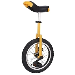 SSZY Monocycles Monocycle Grands Enfants Homme Adolescent 20 Pouces Monocycle, 12 / 13 / 14 / 15 / 16 Ans Débutants Monocycles À Une Seule Roue en Plein Air, Hauteur 4, 9 À 5, 7 Pieds, Réglable en Hauteur (Color : Yellow)