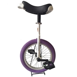 Générique vélo Monocycle Monocycle 14 Pouces Petit Monocycle pour Enfants / Tout-Petits / Filles / Garçons, Âge 3 / 4 / 5 Ans, Hauteur De Bébé De 110-120Cm, Vélo D'Équilibre Réglable en Hauteur (Color : Purple)