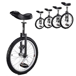 SSZY Monocycles Monocycle Monocycle pour Enfants 20 Pouces Noir, Adultes / Débutants / Homme Adolescent 24 / 18 / 16 Pouces Monocycles À Roues, 12-17 Ans, Amusement en Plein Air Balance Cycling (Size : 18inch)