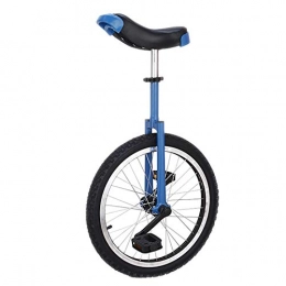 Lhh Monocycles Monocycle Monocycle Réglable avec Jante en Aluminium, Balance One Wheel Bike Exercise Fun Bike Fitness pour Les Professionnels Débutants - Bleu (Size : 18inch)