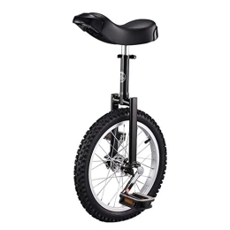 Générique vélo Monocycle Noir Enfant / Adulte Trainer Monocycle avec Design Ergonomique, Équilibre des Pneus Antidérapant Réglable en Hauteur Vélo Vélo d'exercice (Taille : 18Inch)