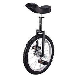 Générique Monocycles Monocycle Noir Enfant / Adulte Trainer Monocycle avec Design Ergonomique, Équilibre des Pneus Antidérapant Réglable en Hauteur Vélo Vélo d'exercice (Taille : 20Inch)