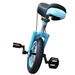 Générique vélo Monocycle Petit Monocycle 12 Pouces, Rose Bleu Uni Cycle pour Garçons / Filles / Débutants Sports De Plein Air, Meilleur Anniversaire (Color : Blue, Size : 12Inch Wheel)