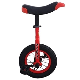 Générique vélo Monocycle Petits Monocycles 12 Pouces, Mini Monocycle De Vélo D'Équilibre pour Les Débutants / Petits Enfants / Garçons / Filles, pour 6-9 Ans, Meilleur Anniversaire (Color : Red, Size : 12Inch Wh
