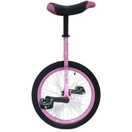SSZY vélo Monocycle Rose Filles / Enfants 20 / 18 / 16 Pouces Roue Monocycle Rose, Vélo de Débutant Mode Libre, pour Exercice de Remise en Forme, avec Jante en Alliage (Size : 18 inch)