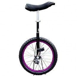 LRBBH vélo Monocycle, Spectacle Acrobatique Professionnel CompTition de Remise en Forme Equilibre Exercice de Cyclisme Roue Unique Adapt Aux Enfants DButants / 20 pouces / violet
