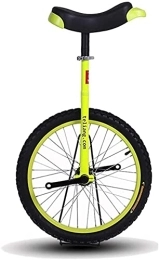 Générique vélo Monocycle Vélo Monocycle 14" / 16" / 20" Kid's / Adult's Trainer Monocycle, Hauteur Réglable Skidproof Butyl Mountain Tire Balance Vélo Vélo d'exercice (Color : Yellow, Size : 14 inch Wheel