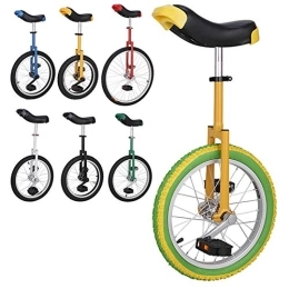 Générique vélo Monocycle Vélos Adultes Monocycle, 16" / 18" / 20" Balance Cycling Monocycle with Ergonomic Design Saddle for Traveling Acrobatics, 150Kg Load (Size : 16Inch)