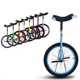 Générique Monocycles Monocycle Vélos Adultes Monocycle, Monocycle De Vélo D'Équilibre avec Selle De Conception Ergonomique pour Les Sports De Plein Air Fitness Exercice Santé - Bleu (Size : 16Inch)