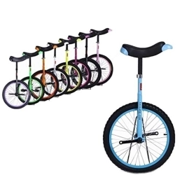 Générique vélo Monocycle Vélos Adultes Monocycle, Monocycle De Vélo D'Équilibre avec Selle De Conception Ergonomique pour Les Sports De Plein Air Fitness Exercice Santé - Bleu (Taille : 12Inch)