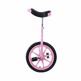 MXSXN Monocycles MXSXN Petit Monocycle De Roue De 16"pour Enfants Garçons Filles, Débutant Parfait Uni-Cycle, Cercle De Couleur De Vélo D'équilibre Adulte Enfants Monocycle De Fitness, Rose