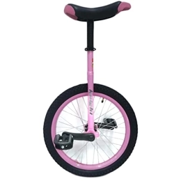Samnuerly vélo Pink Girls / Kids 20 / 18 / 16 inch Wheel Pink Monocycle, Fashion Free Stand Beginner Bike, for Outdoor Fitness Exercise, with Alloy Rim & Cozy Saddle, 20in (16in)
