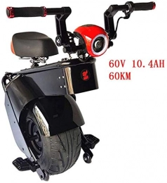 Clothes vélo Puissant Scooter électrique 1000W 60V Une Roue Auto équilibrage Scooters Big Pneus Moto électrique monocycle Adultes Scooter (Couleur: B, Taille: 45km) [AMÉLIORER] (Color : B, Size : 60KM)