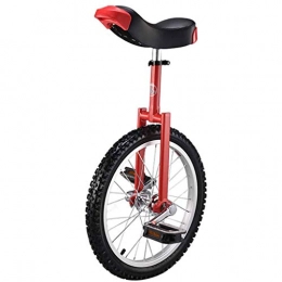 PBTRM vélo Roue Dérapage Monocycle Vélo Pneu Montagne Cyclisme Auto-Équilibrage Exercice Équilibre Cyclisme Vélos Sports Plein Air Fitness Exercice, 18inch Red