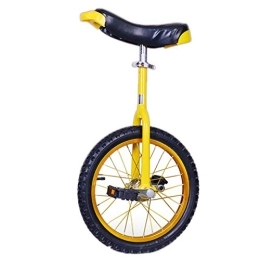 Samnuerly Monocycles Samnuerly Yellow Outdoor Kids 16'' / 18'' Wheel Monocycles 10 / 11 / 12 / 15 Years, 20'' Adults Skidproof One Wheel Bike, Facile à Assembler (Size : 18inch Wheel) (20inch Wheel)