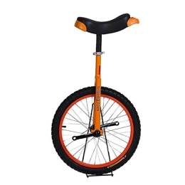 SERONI Monocycles SERONI Monocycle Orange Monocycle avec siège réglable et pédale antidérapante, Jeunes Adultes équilibre Cyclisme vélo d'exercice vélo 16 pouces / 18 pouces / 20 Pouces