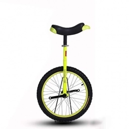 YYLL vélo Skid Proof Roue monocycle VTT Pneus Vélo Sports de Plein air Fitness Exercice Santé Monocycle for Adultes motorisés (Color : Yellow, Size : 20inch)