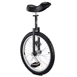 SSZY vélo SSZY Monocycle Enfants / Enfant / monocycle (Roue 20inch), garçons / Filles 8 / 10 / 12 / 14 Ans draisienne, Hauteur Vélos réglables, Hauteur de 4.6-5.4ft (Color : Black)