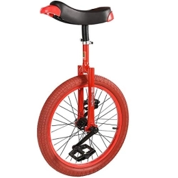 SSZY vélo SSZY Monocycle Monocycle 20 Pouces avec Pneu Large, Enfants Enfants Adolescents Masculins Débutants Balance Cycling, Monocycles À Grande Roue, Exercice de Remise en Forme (Color : Red)