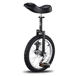 SSZY Monocycles SSZY Monocycle Monocycles 18 Pouces pour Enfant / Garçons / Filles / Débutant, Vélos Robustes avec Pneu de Montagne Antidérapant, pour Un Exercice Amusant, Plus de 200 LB (Color : Black)