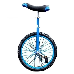  Monocycles Vélo d'exercice D'Équilibre De Monocycle Réglable Fitness, Vélo Monocycle À Une Roue De 16 / 18 / 20 / 24 Pouces (Couleur : Bleu, Taille : 16 Pouces) Durable