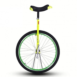  Monocycles Vélo Monocycle Robuste pour Enfants, 28 Pouces Jaune Grand Adulte Unisexe De Grande Taille, pour Les Personnes De Taille 160-195 Cm (63"-77"), pour Les Sports De Plein Air Durables
