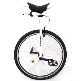 WYFX vélo WYFX Monocycle pour adulte avec frein à main, pour les grands enfants, maman / papa / personnes de 160 à 195 cm, roue de 71 cm, charge de 150 kg (couleur : blanc, taille : 71 cm), 28 inch