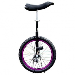 YUHT vélo YUHT Monocycle 16 / 18 / 20 / 24 Pouces, vélo d'équilibre à Une Roue, adapté aux Enfants et aux Adultes, Hauteur réglable, Anniversaire, 4 Couleurs (Couleur: Bleu, Taille: 16 Pouces) monocycle