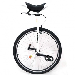 YUHT vélo YUHT Monocycle Extra Large pour Adultes de 28 Pouces pour Personnes de Grande Taille de 160 à 195 cm (63"-77"), Blanc, Cadre en Acier Robuste et Jante en Alliage (Couleur: Blanc, Taille: 28 pouc