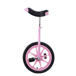 YUHT vélo YUHT Monocycle Rose pour Enfants (Roue de 16 Pouces) pour Filles, Sports de Plein air, Exercice de Fitness, vélo Amusant, vélo d'équilibre à Une Roue, Voyage, monocycle acrobatique de Voiture