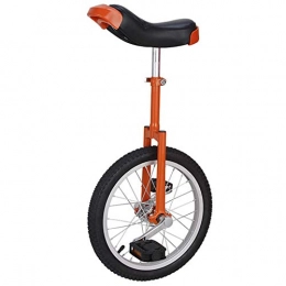 ywewsq vélo ywewsq Monocycle d'apprentissage Freestyle pour Enfants / Adultes / débutants, Pneu antidérapant 16" / 18" / 20" et vélo à siège réglable, Meilleur (Couleur : Rouge, Taille : 16 Pouces)
